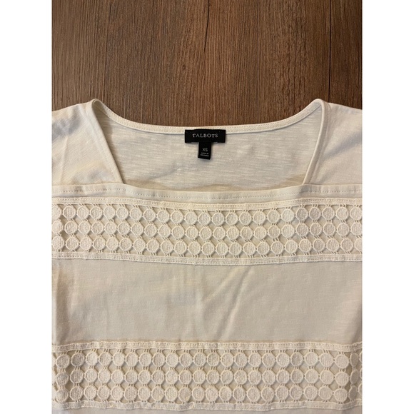 Talbots Square Neck Longsleeve Tee - Picture 3 of 6